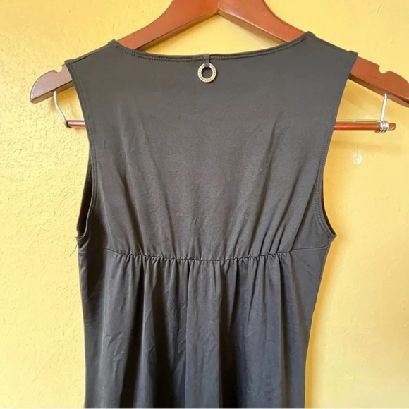 Save The Queen Women’s Dress. Size: L Black Sleeveless. Made in Italy. - Picture 3 of 11